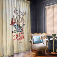 Tuskegee Red Tails Airmen Window Curtain History Aviator Heroes Retro Style - Wonder Print Shop