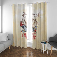 Tuskegee Red Tails Airmen Window Curtain History Aviator Heroes Retro Style - Wonder Print Shop