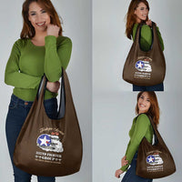 Tuskegee Airmen WWII Heroes Grocery Bag The Great American Aviators Brown Leather Pattern - Wonder Print Shop