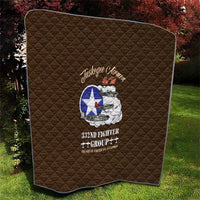 Tuskegee Airmen WWII Heroes Quilt The Great American Aviators Brown Leather Pattern - Wonder Print Shop