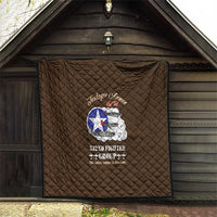 Tuskegee Airmen WWII Heroes Quilt The Great American Aviators Brown Leather Pattern - Wonder Print Shop