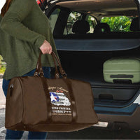 Tuskegee Airmen WWII Heroes Travel Bag The Great American Aviators Brown Leather Pattern - Wonder Print Shop