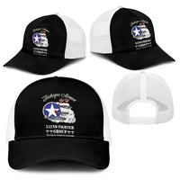 Tuskegee Airmen WWII Heroes Baseball Net Cap The Great American Aviators Black Art - Wonder Print Shop