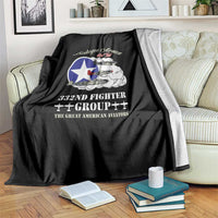 Tuskegee Airmen WWII Heroes Blanket The Great American Aviators Black Art - Wonder Print Shop