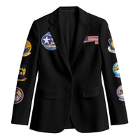 Tuskegee Airmen WWII Heroes Blazer The Great American Aviators Black Art - Wonder Print Shop