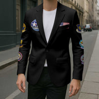 Tuskegee Airmen WWII Heroes Blazer The Great American Aviators Black Art - Wonder Print Shop