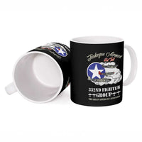 Tuskegee Airmen WWII Heroes Ceramic Mug The Great American Aviators Black Art - Wonder Print Shop