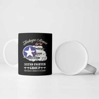 Tuskegee Airmen WWII Heroes Ceramic Mug The Great American Aviators Black Art - Wonder Print Shop