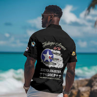 Tuskegee Airmen WWII Heroes Hawaiian Shirt The Great American Aviators Black Art - Wonder Print Shop