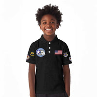 Tuskegee Airmen WWII Heroes Kid Polo Shirt The Great American Aviators Black Art - Wonder Print Shop