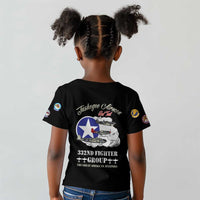 Tuskegee Airmen WWII Heroes Kid T Shirt The Great American Aviators Black Art - Wonder Print Shop