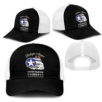 Tuskegee Airmen WWII Heroes Mesh Trucker Cap The Great American Aviators Black Art - Wonder Print Shop