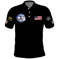 Tuskegee Airmen WWII Heroes Polo Shirt The Great American Aviators Black Art - Wonder Print Shop