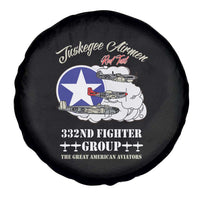 Tuskegee Airmen WWII Heroes Spare Tire Cover The Great American Aviators Black Art - Wonder Print Shop
