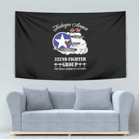 Tuskegee Airmen WWII Heroes Tapestry The Great American Aviators Black Art - Wonder Print Shop