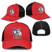Tuskegee Airmen WWII Heroes Baseball Net Cap The Great American Aviators Red Art - Wonder Print Shop