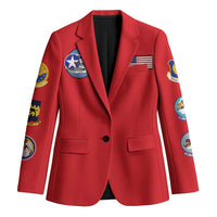 Tuskegee Airmen WWII Heroes Blazer The Great American Aviators Red Art - Wonder Print Shop