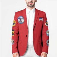 Tuskegee Airmen WWII Heroes Blazer The Great American Aviators Red Art - Wonder Print Shop
