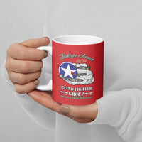Tuskegee Airmen WWII Heroes Ceramic Mug The Great American Aviators Red Art - Wonder Print Shop