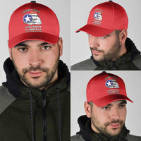 Tuskegee Airmen WWII Heroes Classic Cap The Great American Aviators Red Art - Wonder Print Shop