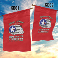 Tuskegee Airmen WWII Heroes Garden Flag The Great American Aviators Red Art - Wonder Print Shop