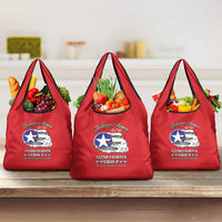Tuskegee Airmen WWII Heroes Grocery Bag The Great American Aviators Red Art - Wonder Print Shop