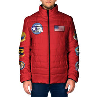 Tuskegee Airmen WWII Heroes Padded Jacket The Great American Aviators Red Art - Wonder Print Shop
