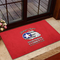 Tuskegee Airmen WWII Heroes Rubber Doormat The Great American Aviators Red Art - Wonder Print Shop