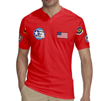 Tuskegee Airmen WWII Heroes Rugby Jersey The Great American Aviators Red Art - Wonder Print Shop