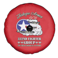 Tuskegee Airmen WWII Heroes Spare Tire Cover The Great American Aviators Red Art - Wonder Print Shop