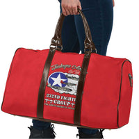 Tuskegee Airmen WWII Heroes Travel Bag The Great American Aviators Red Art - Wonder Print Shop