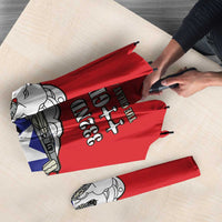 Tuskegee Airmen WWII Heroes Umbrella The Great American Aviators Red Art - Wonder Print Shop