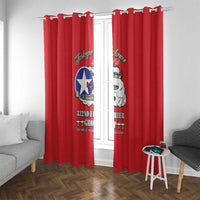 Tuskegee Airmen WWII Heroes Window Curtain The Great American Aviators Red Art - Wonder Print Shop