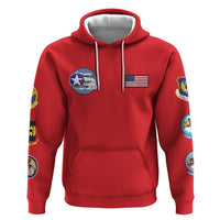 Tuskegee Airmen WWII Heroes Zip Hoodie The Great American Aviators Red Art - Wonder Print Shop