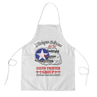 Tuskegee Airmen WWII Heroes Apron The Great American Aviators White Art - Wonder Print Shop