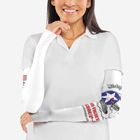 Tuskegee Airmen WWII Heroes Arm Sleeves The Great American Aviators White Art - Wonder Print Shop