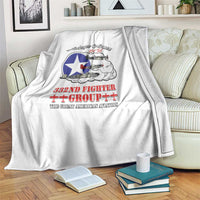 Tuskegee Airmen WWII Heroes Blanket The Great American Aviators White Art - Wonder Print Shop