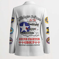 Tuskegee Airmen WWII Heroes Blazer The Great American Aviators White Art - Wonder Print Shop