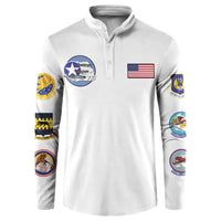 Tuskegee Airmen WWII Heroes Button Sweatshirt The Great American Aviators White Art - Wonder Print Shop