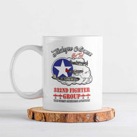 Tuskegee Airmen WWII Heroes Ceramic Mug The Great American Aviators White Art - Wonder Print Shop