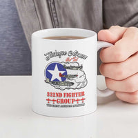 Tuskegee Airmen WWII Heroes Ceramic Mug The Great American Aviators White Art - Wonder Print Shop