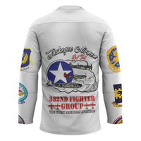 Tuskegee Airmen WWII Heroes Hockey Jersey The Great American Aviators White Art - Wonder Print Shop