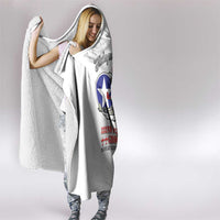 Tuskegee Airmen WWII Heroes Hooded Blanket The Great American Aviators White Art - Wonder Print Shop