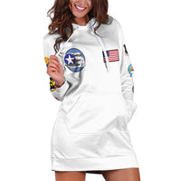 Tuskegee Airmen WWII Heroes Hoodie Dress The Great American Aviators White Art - Wonder Print Shop
