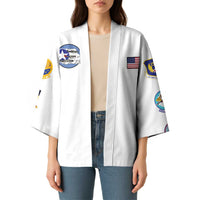 Tuskegee Airmen WWII Heroes Kimono The Great American Aviators White Art - Wonder Print Shop