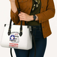 Tuskegee Airmen WWII Heroes Leather Bag The Great American Aviators White Art - Wonder Print Shop