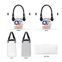 Tuskegee Airmen WWII Heroes Leather Bag The Great American Aviators White Art - Wonder Print Shop