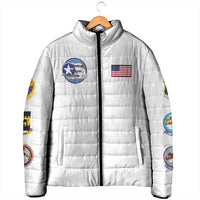 Tuskegee Airmen WWII Heroes Padded Jacket The Great American Aviators White Art - Wonder Print Shop