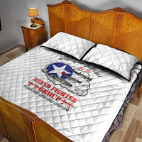 Tuskegee Airmen WWII Heroes Quilt Bed Set The Great American Aviators White Art - Wonder Print Shop