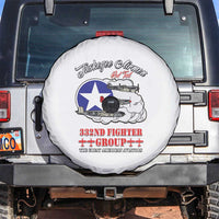 Tuskegee Airmen WWII Heroes Spare Tire Cover The Great American Aviators White Art - Wonder Print Shop